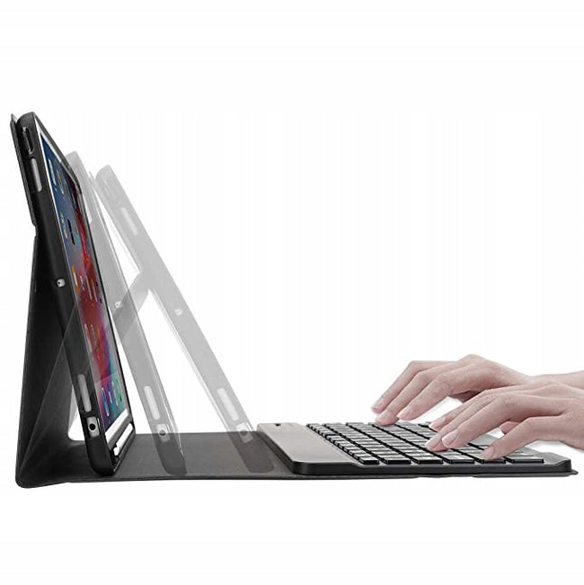 Etui z Klawiaturą Bluetooth - Apple iPad Air 13'' 2024 - Czarne