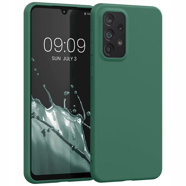 Etui Silikon Candy Kolor - Samsung Galaxy A33 - Zielony Las