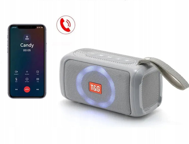 Głośnik Bezprzewodowy Bluetooth T&G TG193 - Szary
