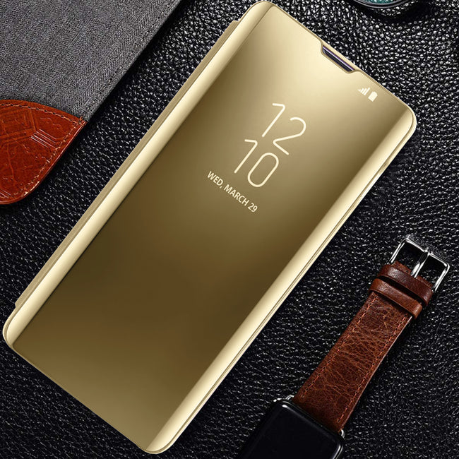 Etui Clear View - Xiaomi Redmi Note 7 - Złoty
