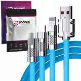 Kabel USB Phoneo® do USB-C / MICRO / LIGHTNING 120W 7A - 1.2 M