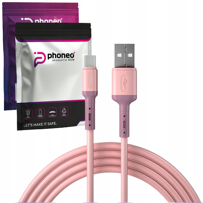 Kabel USB-C Phoneo® Kolorowy - 1 Metr