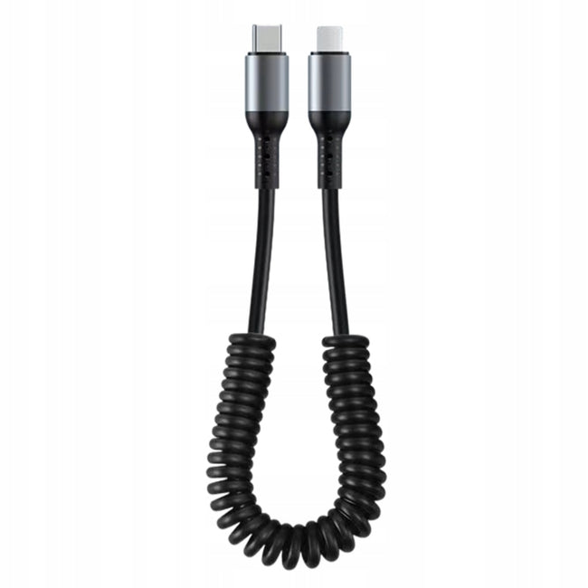 Kabel Phoneo® Sprężynka - USB-C do Lightning - 6A 150CM