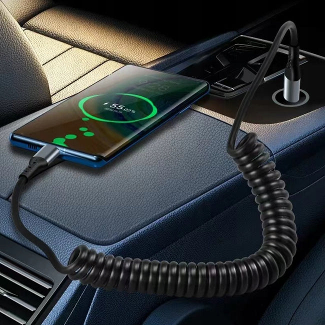 Kabel Phoneo® Sprężynka - USB-C do Lightning - 6A 150CM