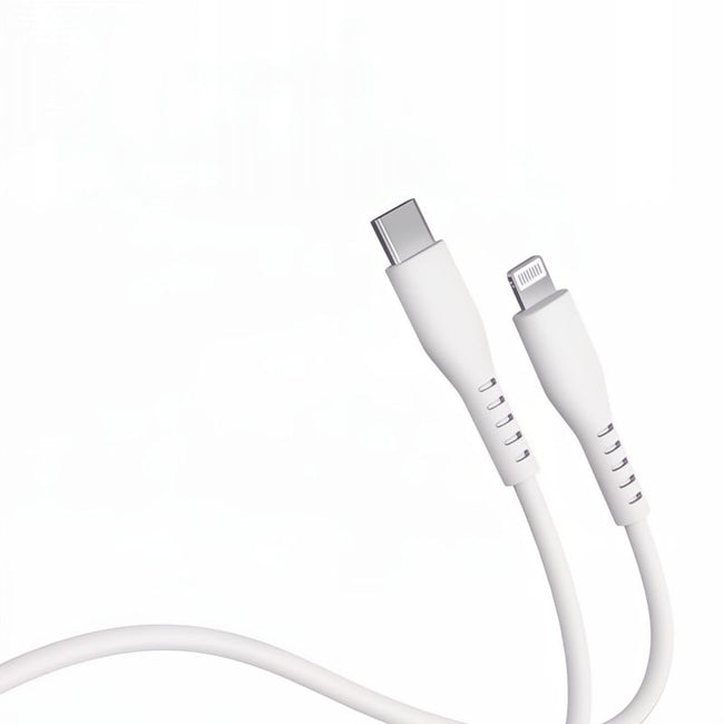 Kabel Phoneo® Premium MFi - USB-C do Lightning do iPhone iPad - 1m - Biały