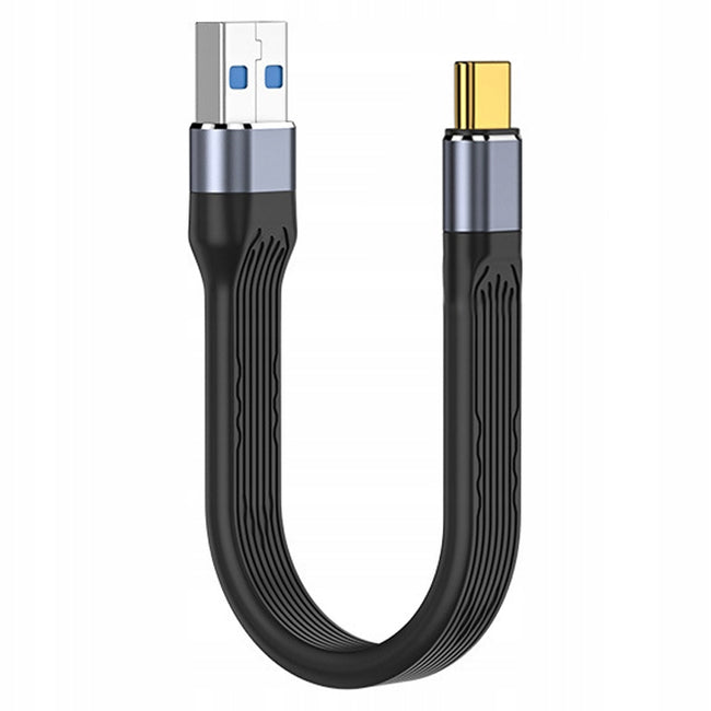 Krótki Kabel Phoneo® USB do USB-C 10GBPS do iPhone iPad Macbook Gumowy 13cm