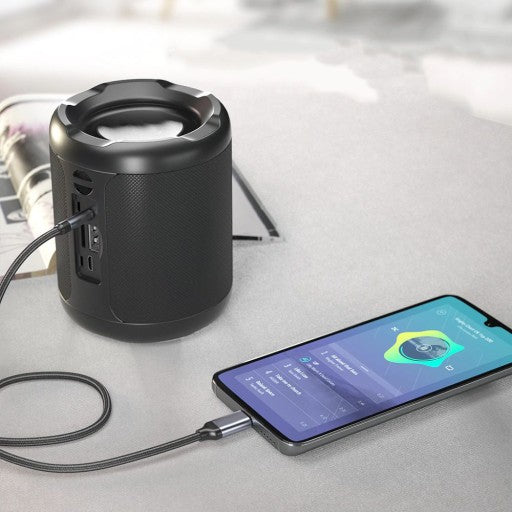 Kabel audio USB-C Mini Jack 3,5 mm 1 m Czarny