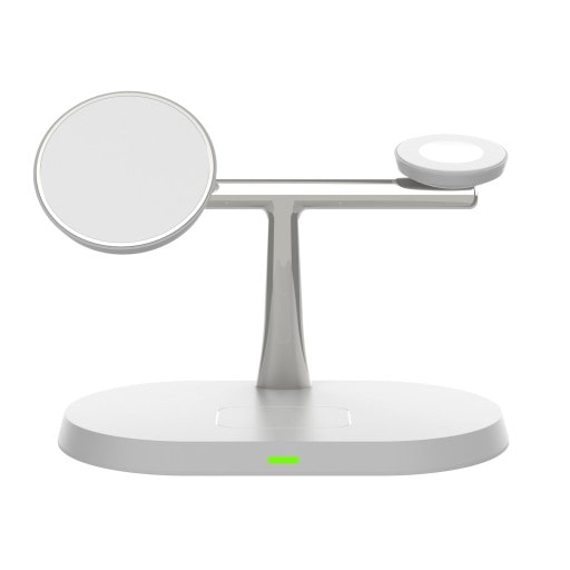 Ładowarka Bezprzewodowa (indukcyjna) 3w1 - iPhone, Airpods, Apple Watch - Biały