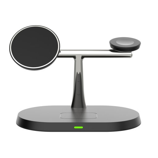 Ładowarka Bezprzewodowa (indukcyjna) 3w1 - iPhone, Airpods, Apple Watch - Czarny