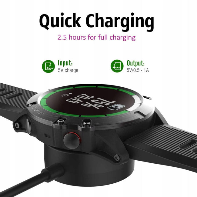 Ładowarka z Podstawką do Garmin Fenix 5, 6, 7, 7X - USB-A