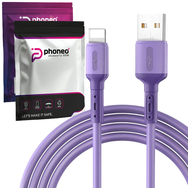 Kabel Lightning do iPhone, iPad - Kolorowy - 1 Metr