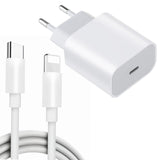 Szybka Ładowarka Do iPhone Usb C 20w + Kabel