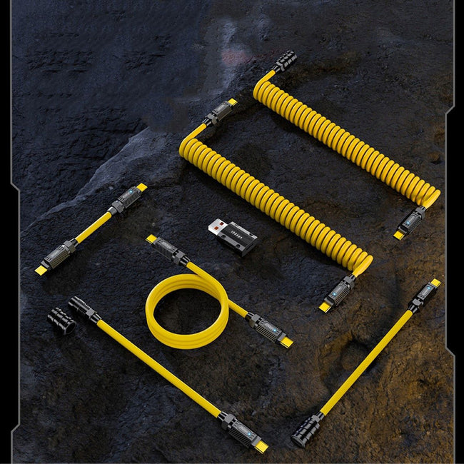 Kabel Phoneo® Spirala USB-C - 2x Męski - 20GBPS - 140W - 180cm