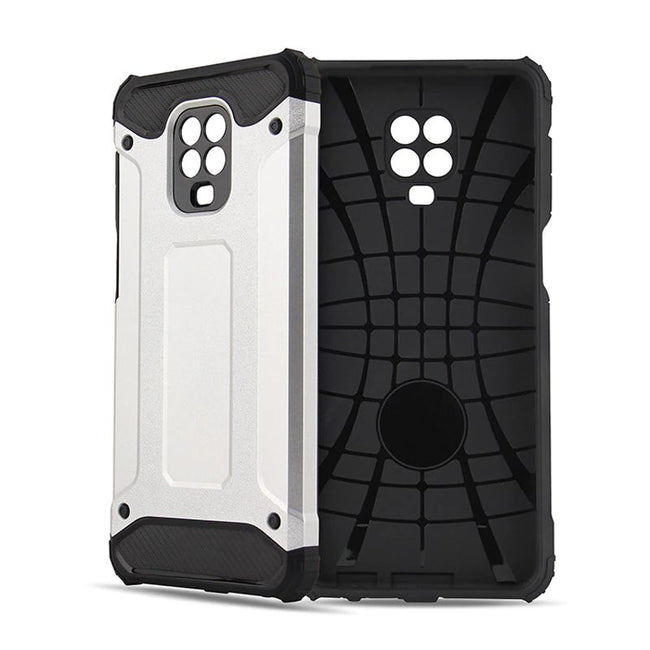 Etui Reinforced Protection Armor - Samsung Galaxy A71 4G - Srebrny