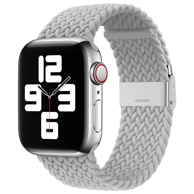 Pasek Pleciony, Opaska do Apple Watch - 38 / 40 / 41mm - Szary