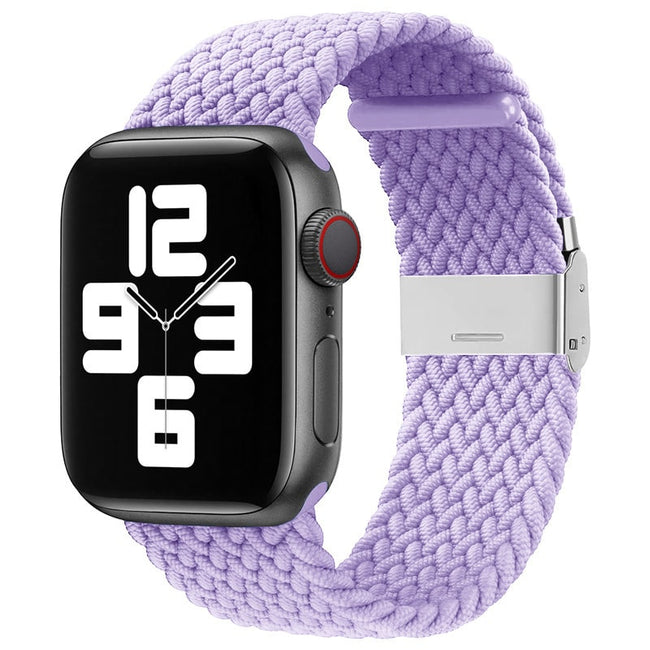 Pasek Pleciony, Opaska do Apple Watch - 38 / 40 / 41mm - Lawendowy