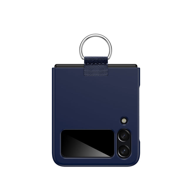 Etui z Ringiem Flip Case do Samsung Galaxy Z Flip 4 - Granatowy