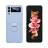 Etui z Ringiem Flip Case do Samsung Galaxy Z Flip 4 - Niebieski