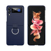Etui z Ringiem Flip Case do Samsung Galaxy Z Flip 4 - Granatowy