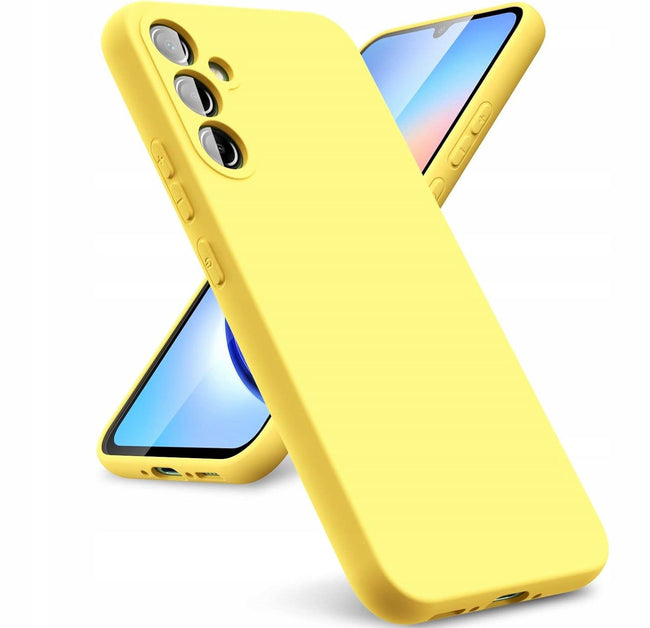 Etui Liquid Soft Silicone - Samsung Galaxy A55 5G - Żółte