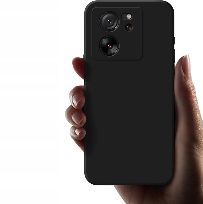 Etui Liquid Soft Silicone - Xiaomi 13T - Czarne