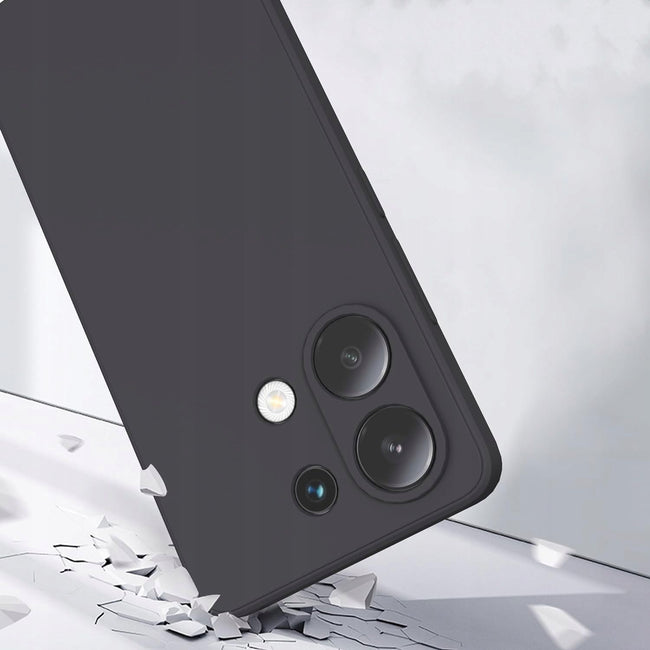 Etui Liquid Soft Silicone - Xiomi Redmi Note 13 4G - Czarne