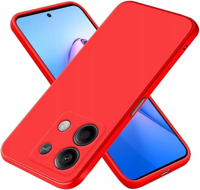 Etui Liquid Soft Silicone - Xiomi Redmi Note 13 4G - Czerwony