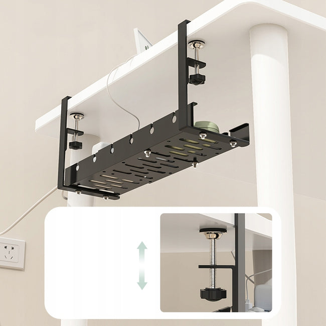Organizer Aluminiowy na Kable pod Biurko