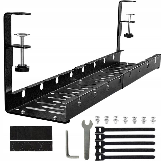 Organizer Aluminiowy na Kable pod Biurko