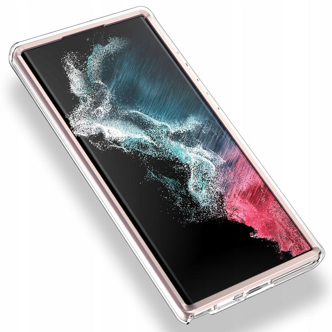 Etui Pancerne Marmur + Folia Hydrożelowa - Samsung Galaxy S23 Ultra