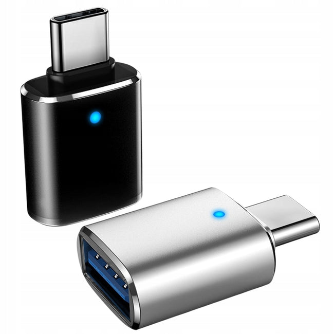 Przejściówka / Adapter Phoneo® OTG USB-C na USB 3.0 - Srebrny