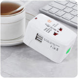 Adapter Sieciowy Wtyczka Phoneo - Przejściówka EU / UK / US / JP / AUS / NZ + 2x Port USB
