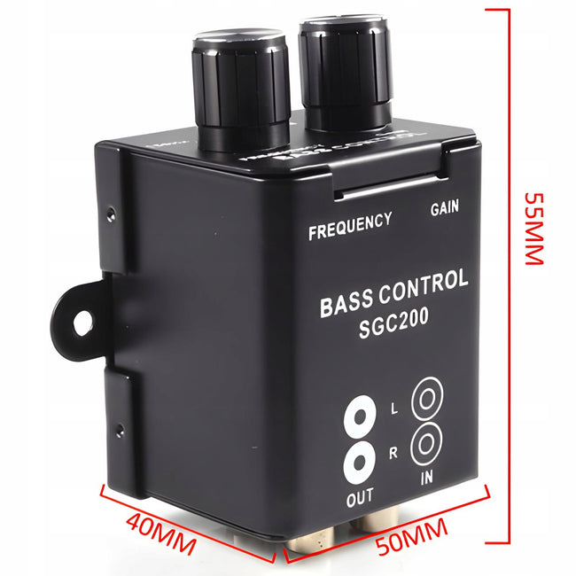 Regulator Basu (Niskich Tonów) / Korektor do Wzmacniacza Samochodowego - RCA