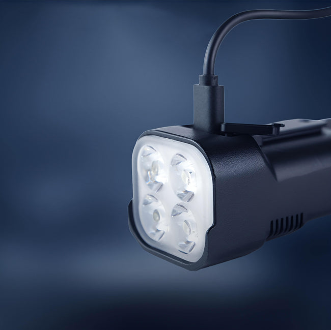 Lampka Rowerowa Przednia Led Usb 2000 Lumenów