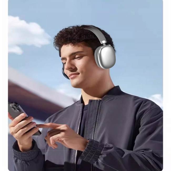 Słuchawki Bluetooth Nauszne P959 - Różowe