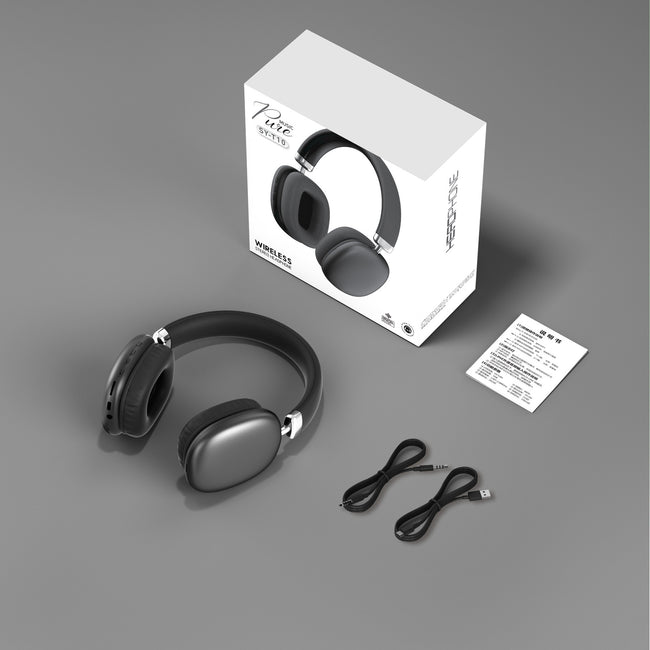 Słuchawki Bluetooth Nauszne SY-T10 - Czarne