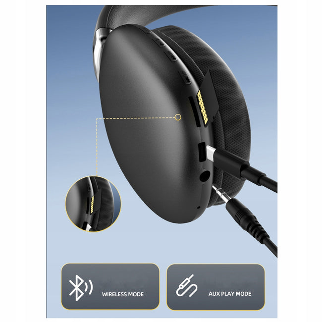 Słuchawki Bluetooth Nauszne SY-T10 - Zielone