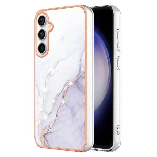 Etui Marmurowe Marble Case do Samsung Galaxy S22 - Rose Gold