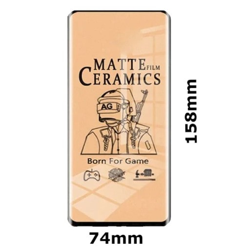 Szkło Matowe Ceramiczne Hybrydowe 5D - Samsung Galaxy A55