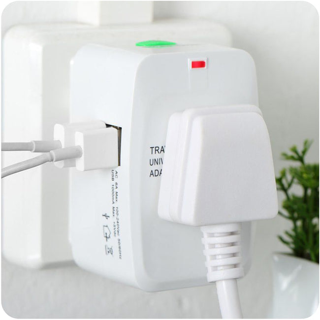Adapter Sieciowy Wtyczka Phoneo - Przejściówka EU / UK / US / JP / AUS / NZ + 2x Port USB