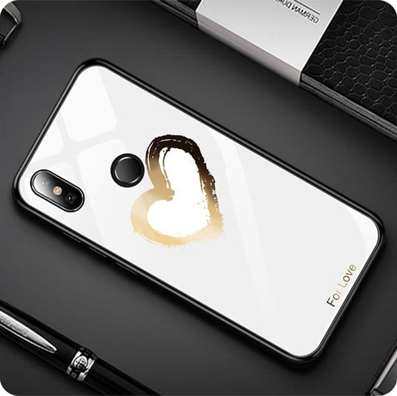 Etui Slim Glass Case - Huawei P30 Pro - Love White
