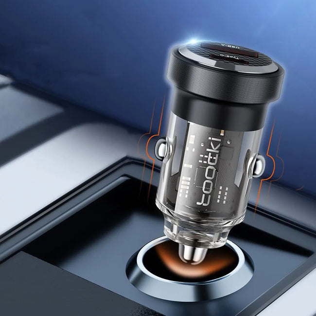 Ładowarka Samochodowa Szybka Quick USB / USB-C 30W - Toocki