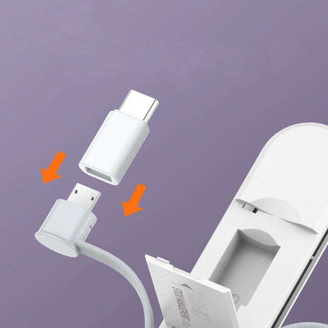 Hub, Zestaw Końcówek, Adapterów do Ładowania - LDNIO - USB-C / MicroUSB / Lightning