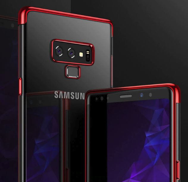 Etui Silikonowe Luxury Plated - Samsung Galaxy S8 - Czerwony