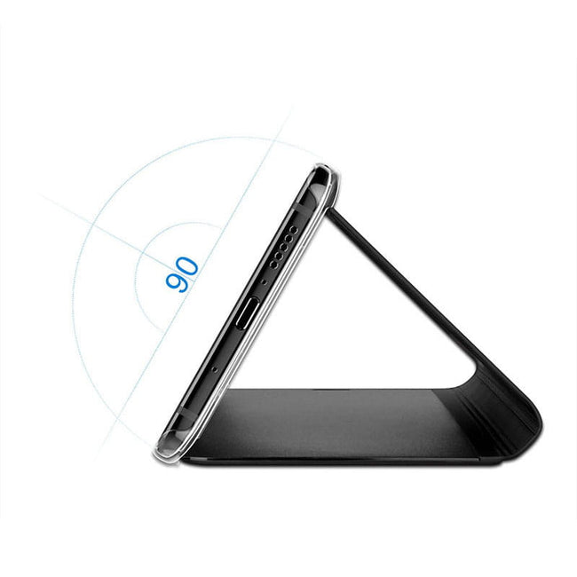 Etui Clear View - Samsung Galaxy A8 2018 - Złoty