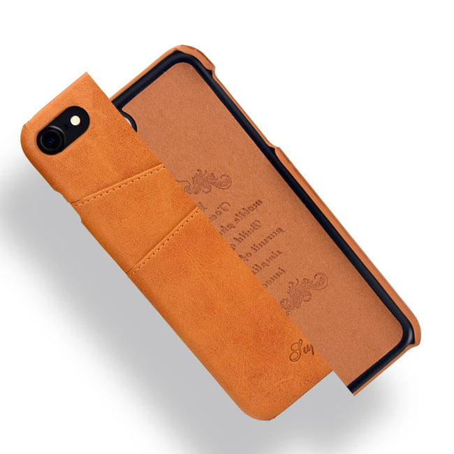 Skórzane Etui Juteni Leather Case - iPhone 7 / 8 - Jasny Brąz