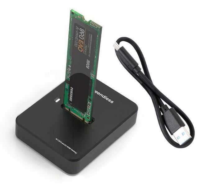 Stacja dokująca dysków SSD M.2 2w1 SATA/PCIe NGFF/NVMe USB typ C 3.1 10GB/s