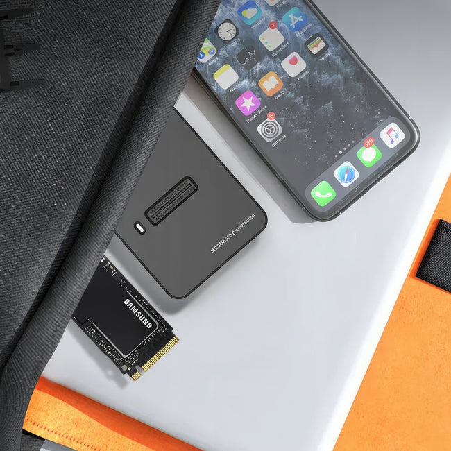 Stacja dokująca dysków SSD M.2 2w1 SATA/PCIe NGFF/NVMe USB typ C 3.1 10GB/s