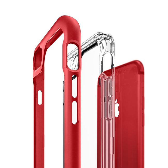 Etui Wzmacniane 2w1 - iPhone 6 Plus / 6s Plus - Czerwony