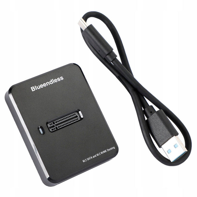 Stacja dokująca dysków SSD M.2 2w1 SATA/PCIe NGFF/NVMe USB typ C 3.1 10GB/s